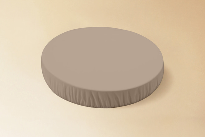 Klein Spannbettlaken für Ovale 7 in 1 Babywiege Mitwachsend - Beige