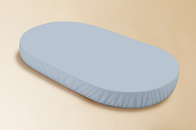 Lençol Grande para Berço Oval Evolutivo 7 em 1 - Azul