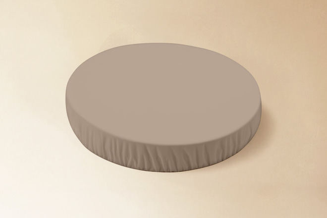 Small Fitted Sheet for Oval Evolving Cradle - Beige