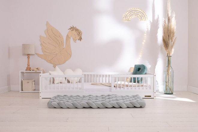 Cama Brasília Premium No Chão 120x190cm