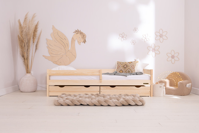 Caracas Premium Bed with Drawer 90x200