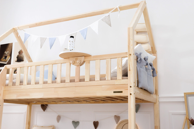 Bunk Bed L Premium On The Floor 90x190cm