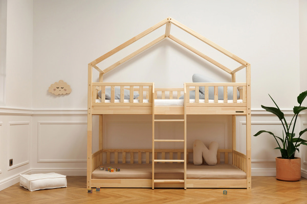 Patrová postel DB Premium na zemi 90x190 cm
