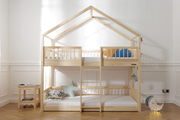 Patrová postel DP Premium na zemi 90x190 cm