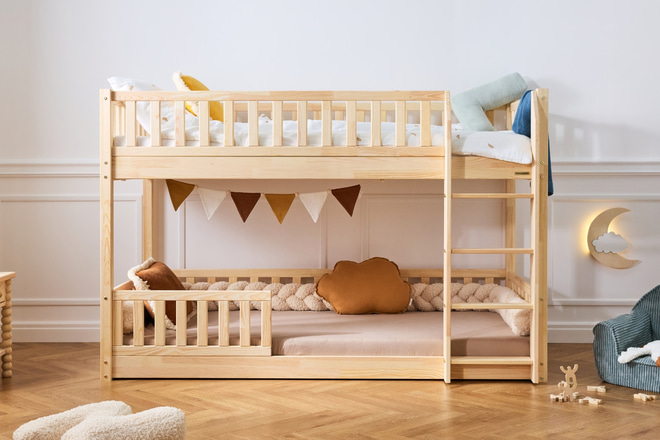 Cama Beliche Dakar Premium no chão 90x190cm