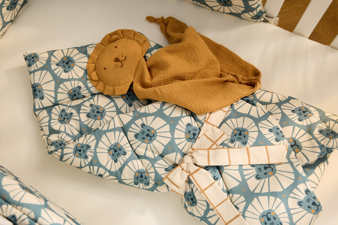 Denim Lion Sleeping Bag