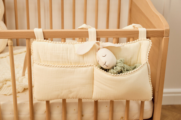 Pochette de Rangement Lit - Boho Vanille