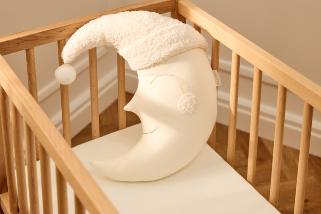 Sleeping Moon Vanilla Cushion