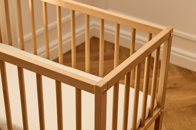 Charlie Baby Bed 40x80cm - Natural