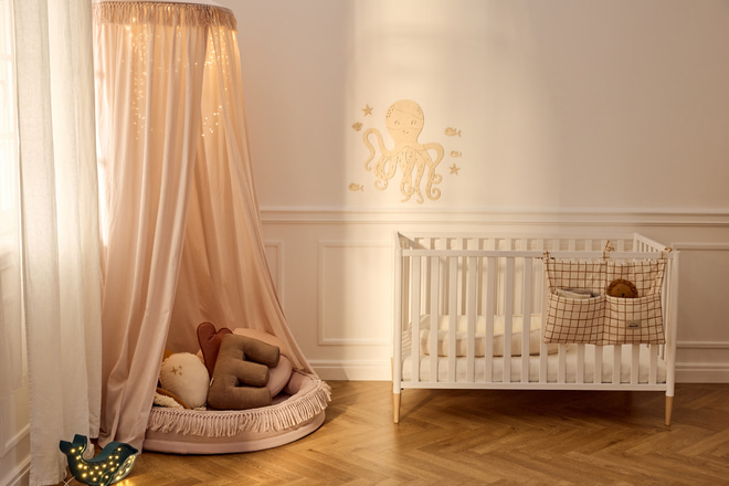 MiaBaby Bed 70x140cm - White
