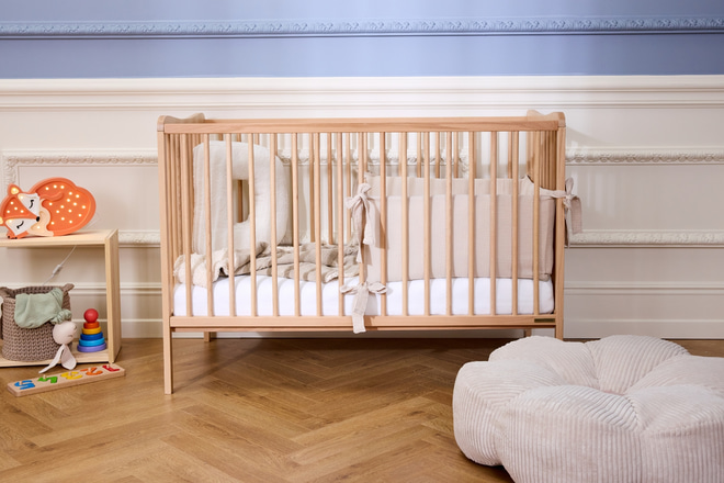 Georges Baby Bed 60x120cm - Natural