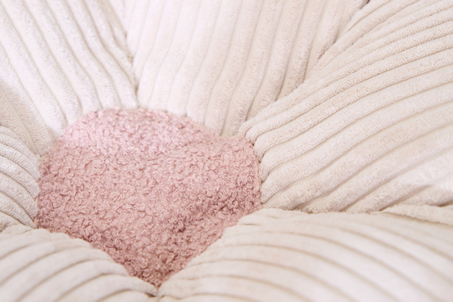 Pouf de Flor de Pana – Beige