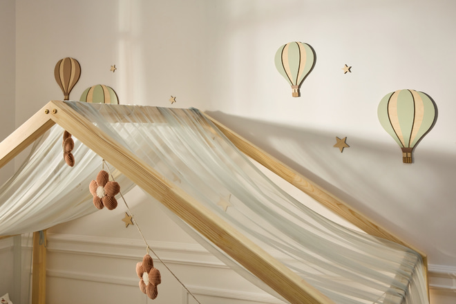 Décoração de parede Balões de ar quente