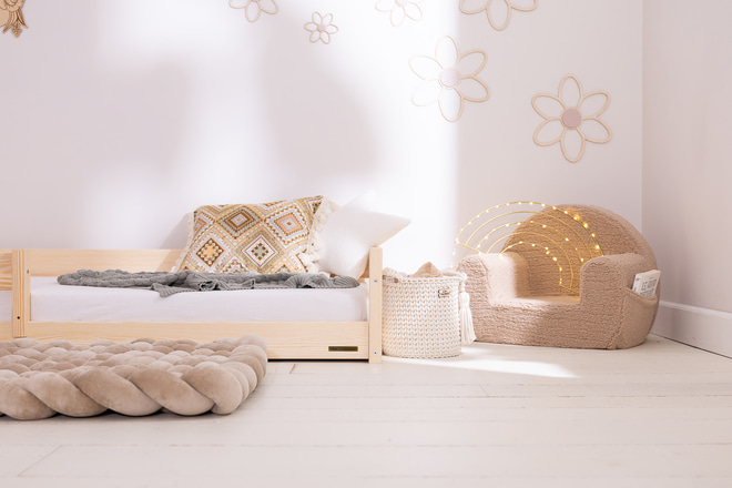 Kinderbett Caracas Premium Bodentief 90x190cm