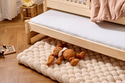 Braided Floor Mattress Vanilla Boucle