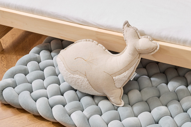 Coussin Baleine en Lin