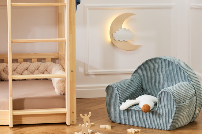 Crescent Moon Lamp - Natural