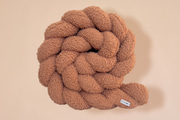 Tour de lit tressé 3 Épis - Bouclé Cannelle