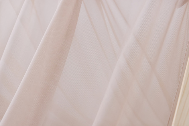 Telo per Letto a Capanna in Tulle - Cappuccino