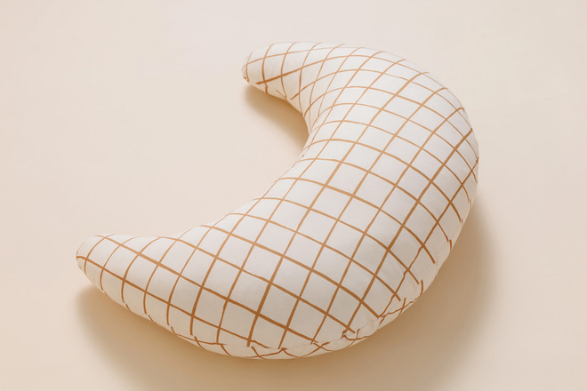 Coussin d'Allaitement Vichy Caramel