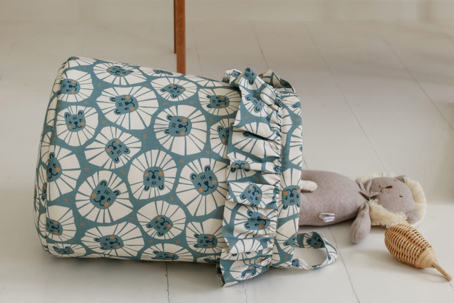 Cesta de Almacenamiento - Denim León