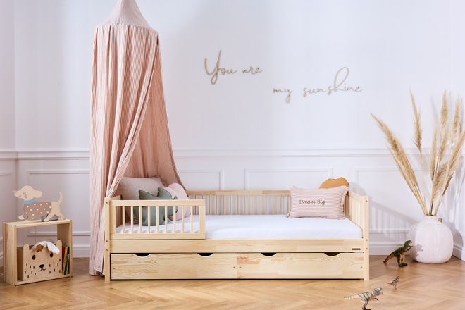 Brasilia Premium Bed with Drawer 70x140