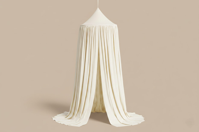 Betthimmel Boho Twist Cream MAXI