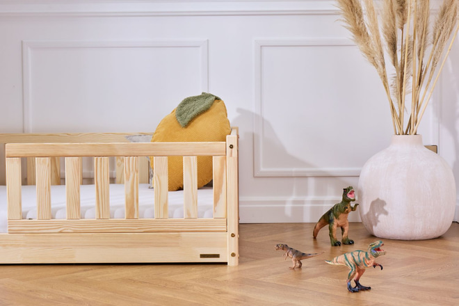 Marguerite Kissen aus Cordvelours – Beige