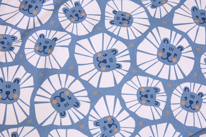 Sacco Nanna con Piedi - Denim Leone