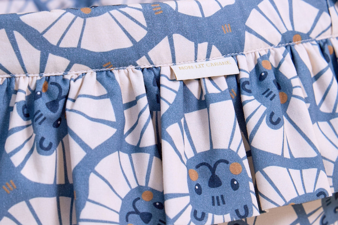 Cesta de Almacenamiento - Denim León