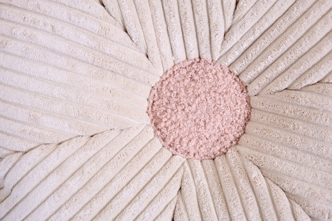 Marguerite Cushion in Corduroy Velvet – Beige