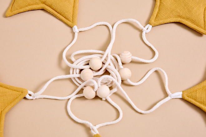 Linen Garland - Camel Star