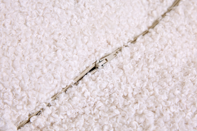 Pouf de Flor de Pana – Beige