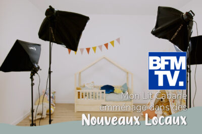 Les nouveaux locaux de Mon Lit Cabane - BFMTV