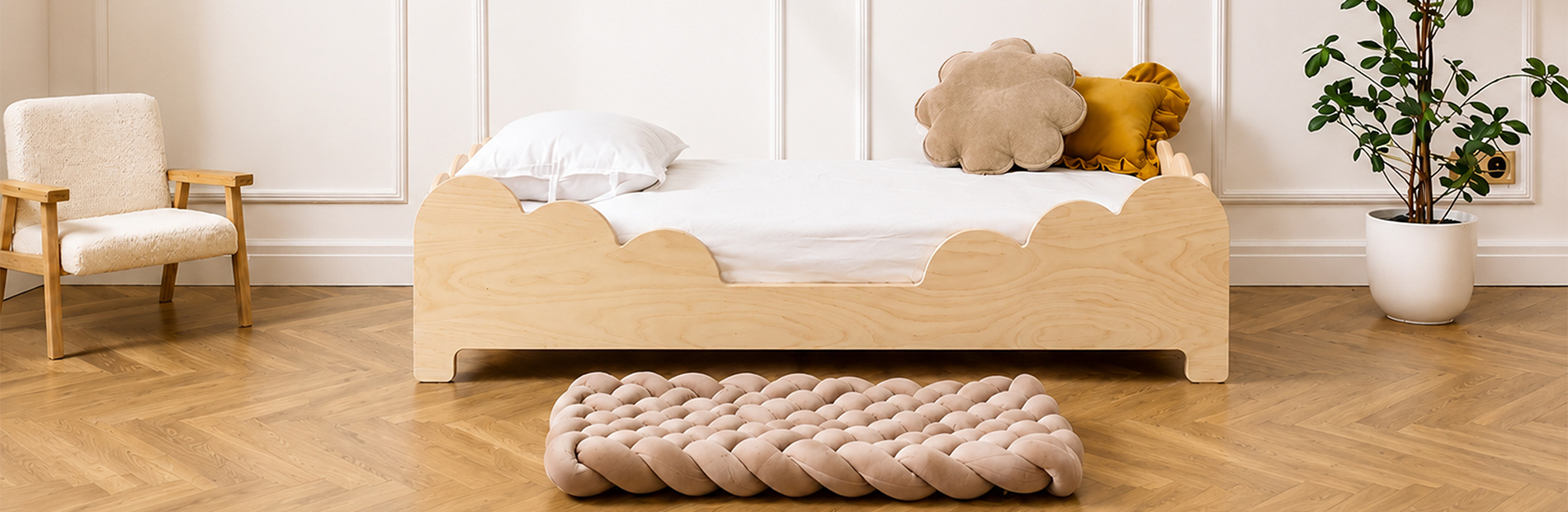 Jednolůžko Riga: Jednolůžko Mráček | Mon Lit Cabane