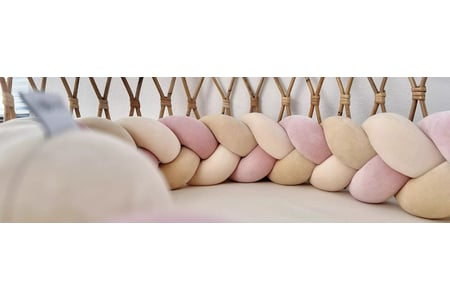 Braided Bed Bumper - 3 ropes