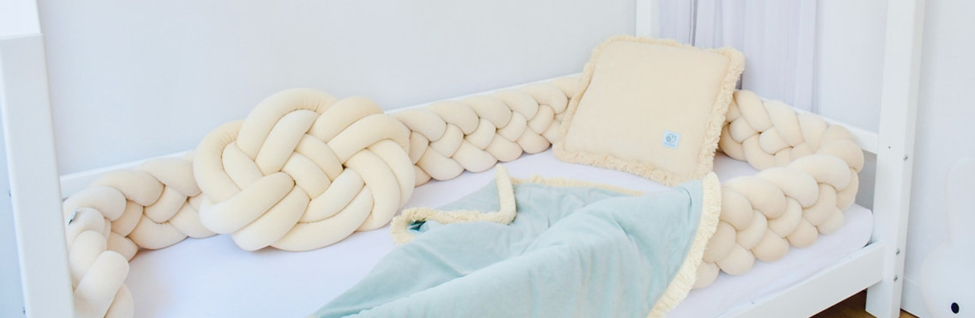 Braided Bed Bumper - 4 ropes