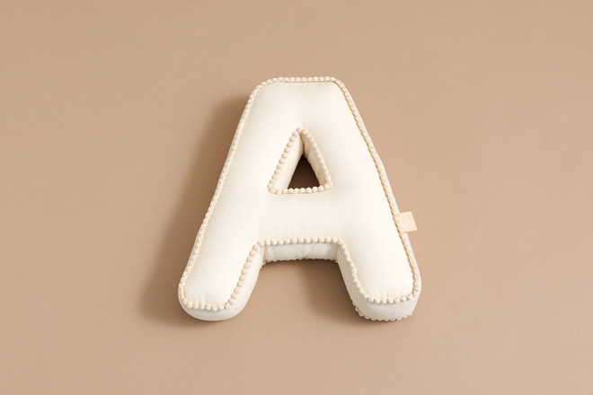 Coussin Lettre A