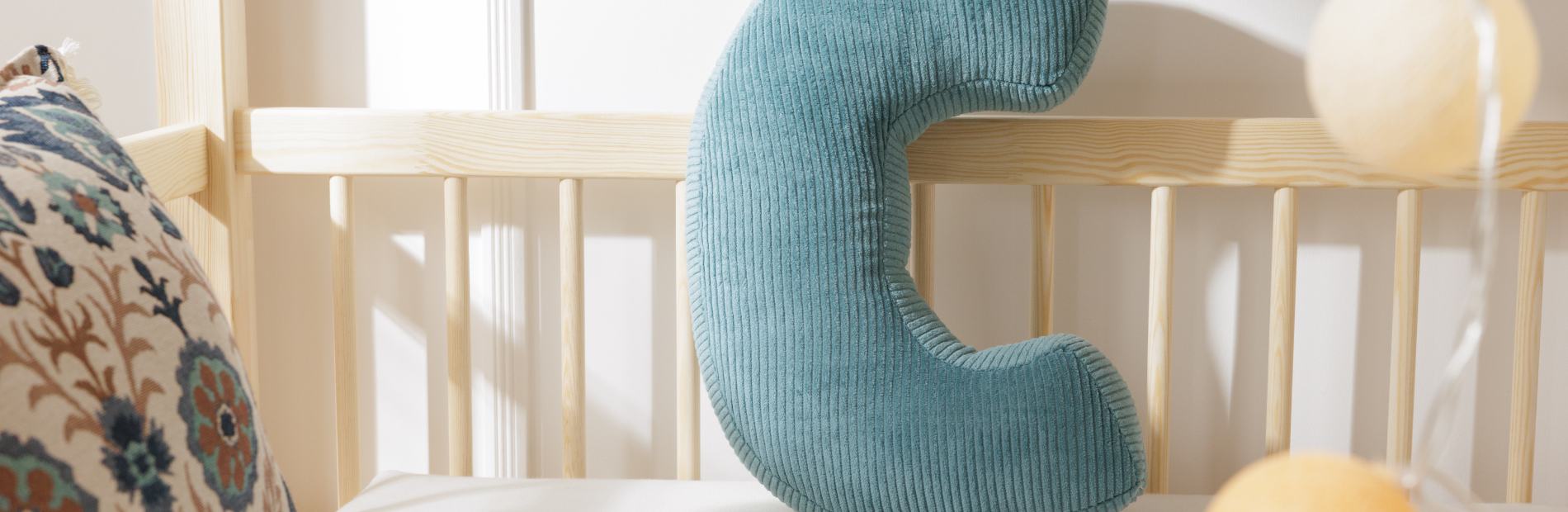 Letter Cushion C - Bed Decoration | Mon Lit Cabane