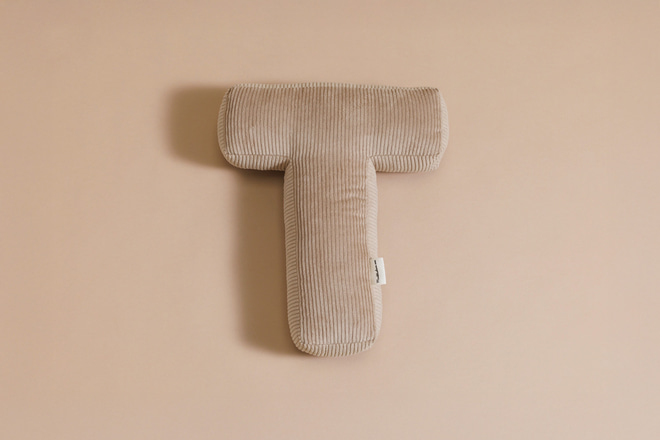 Coussin Lettre T