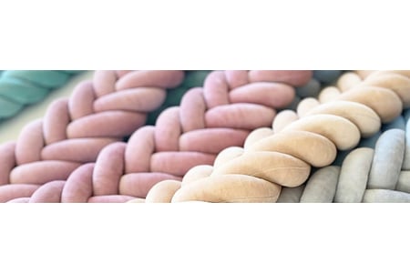 Slim Double Braided Bed Bumper