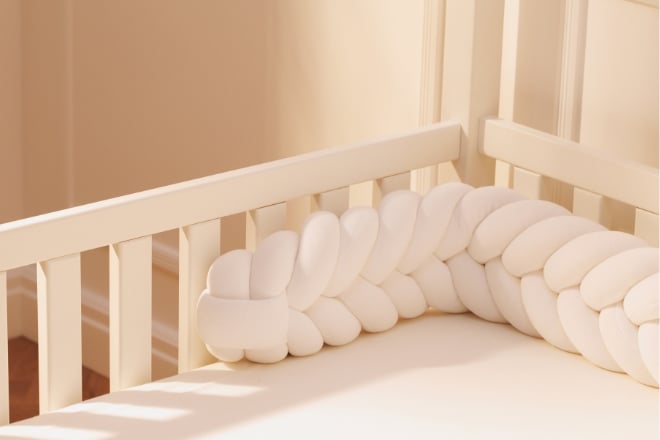 Fishtail Braided Bed Bumper