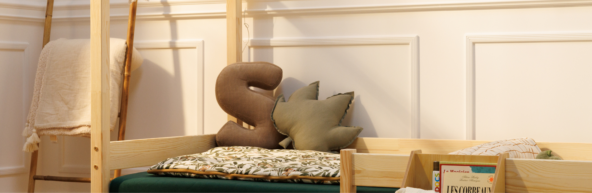 Letter Cushion S - Bed Decoration | Mon Lit Cabane