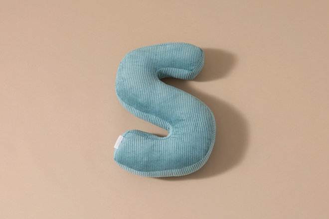 Coussin Lettre S