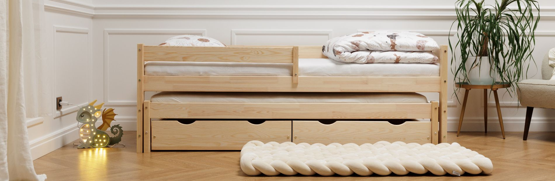 Cama Individual Niño: Diseño con Cajón | Mon Lit Cabane