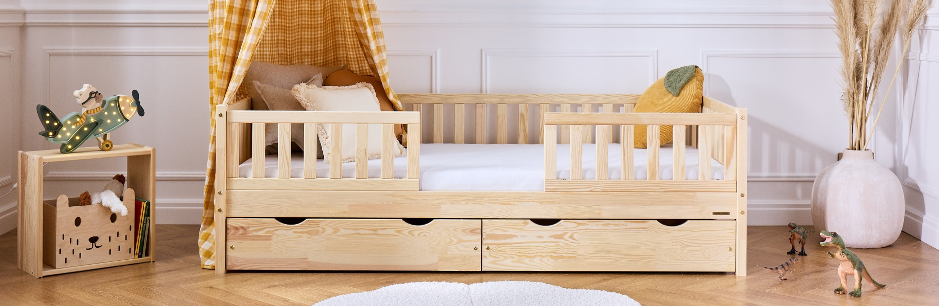 Dakar Premium Einzelbett mit Schublade | Mon Lit Cabane