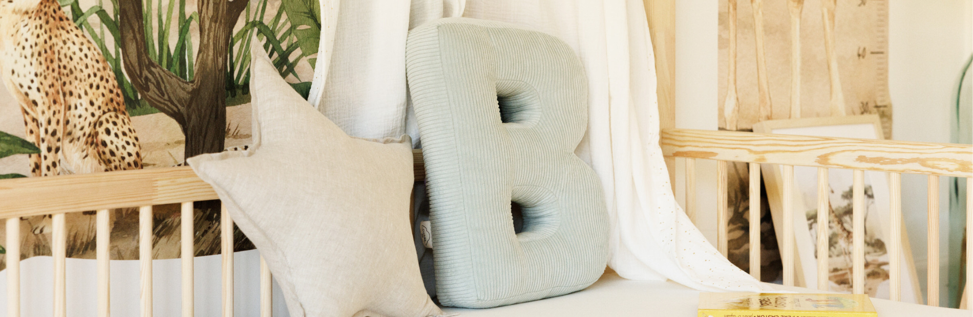 Cuscini Lettera B - Decorazione per Letto | Mon Lit Cabane