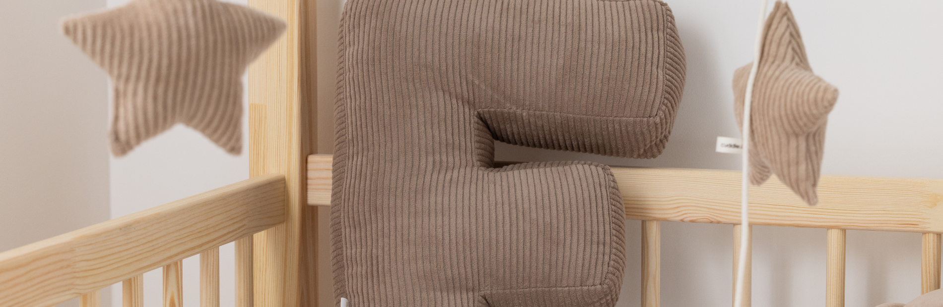 Coussin Décoratif Lettre F - Chambre Enfant | Mon Lit Cabane