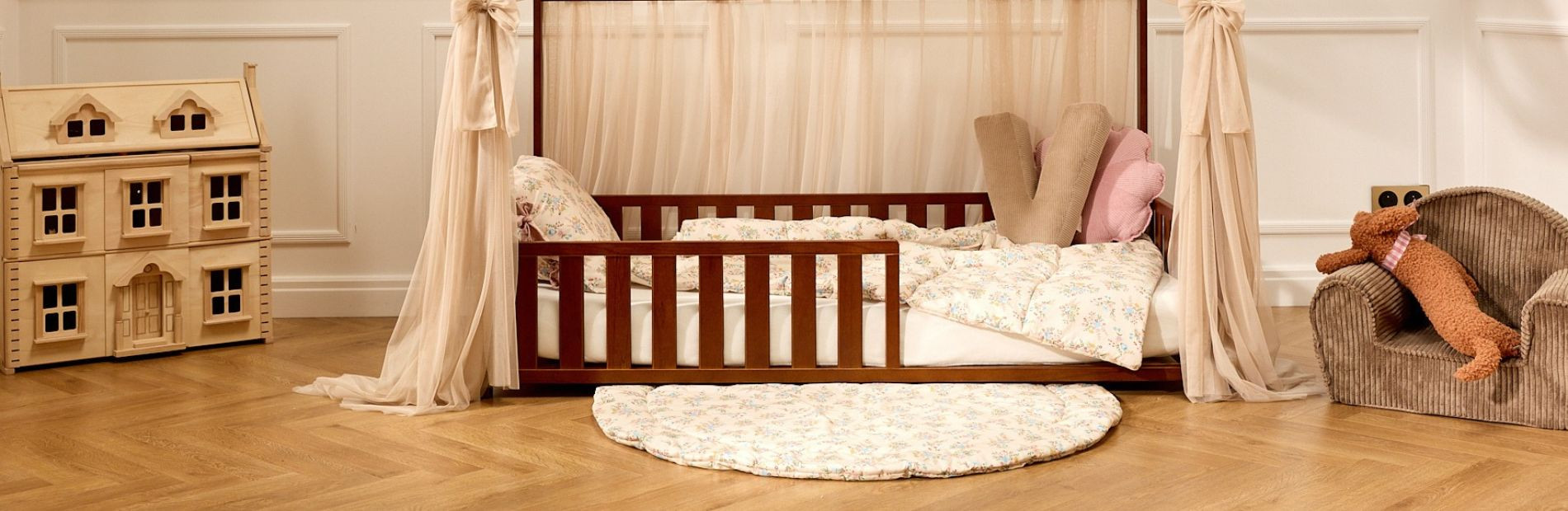 Burta V spilvens bērna istabai: Mon Lit Cabane