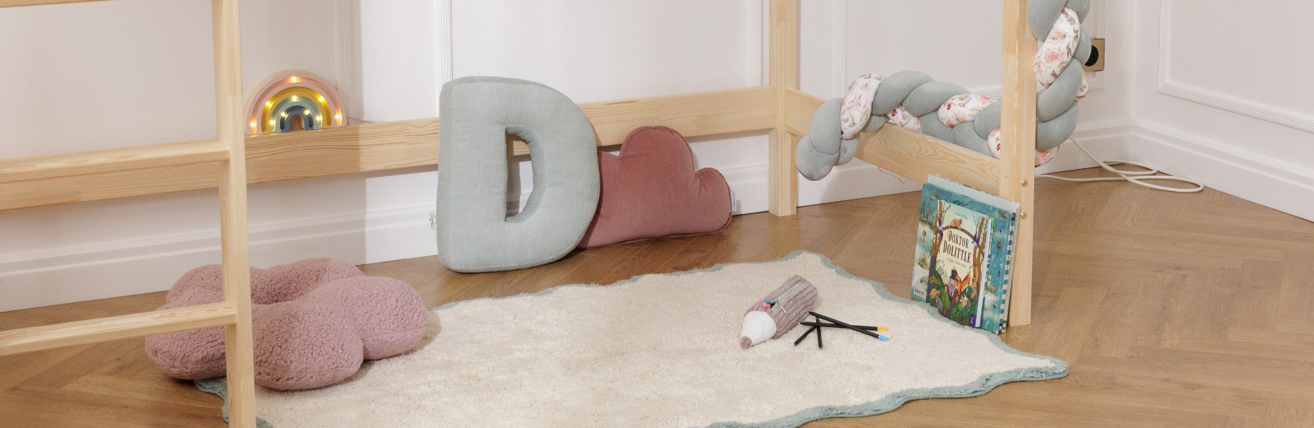 Kissen Buchstabe D - Bettdekoration | Mon Lit Cabane